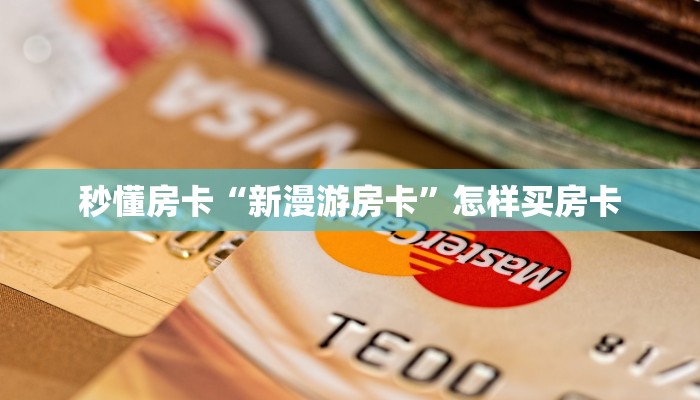 秒懂房卡“新漫游房卡”怎样买房卡