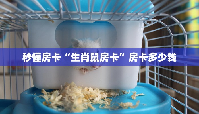 秒懂房卡“生肖鼠房卡”房卡多少钱 秒懂房卡“生肖鼠房卡”房卡多少钱