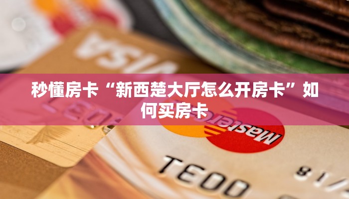 秒懂房卡“新西楚大厅怎么开房卡”如何买房卡 秒懂房卡“新西楚大厅怎么开房卡”如何买房卡