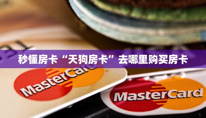 秒懂房卡“天狗房卡”去哪里购买房卡