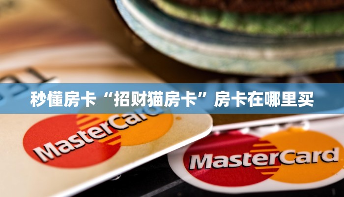 秒懂房卡“招财猫房卡”房卡在哪里买 秒懂房卡“招财猫房卡”房卡在哪里买