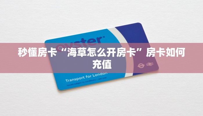 秒懂房卡“海草怎么开房卡”房卡如何充值