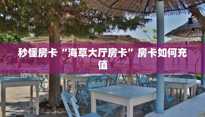 秒懂房卡“海草大厅房卡”房卡如何充值 秒懂房卡“海草大厅房卡”房卡如何充值