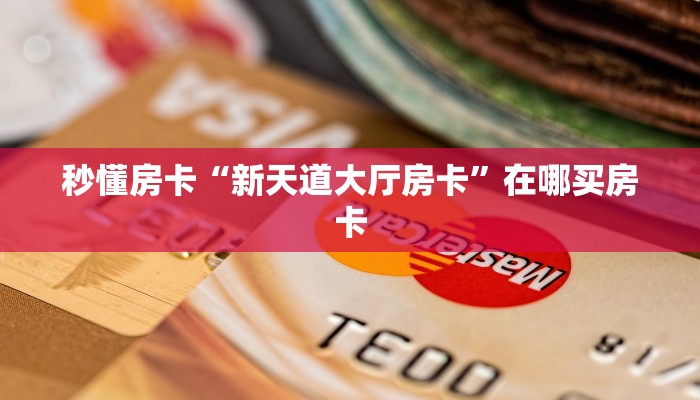 秒懂房卡“新天道大厅房卡”在哪买房卡